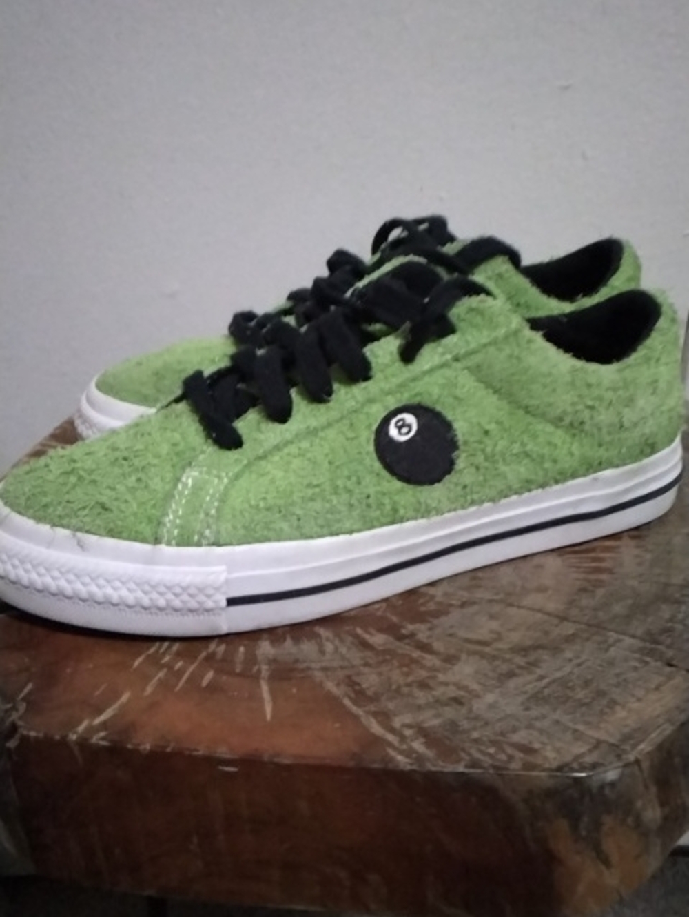 Converse Unisex Green and Black Low-Top Sneakers Men's  Sz 5/Women's Sz 6.5